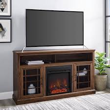 Welwick Designs 58 In Dark Walnut Wood