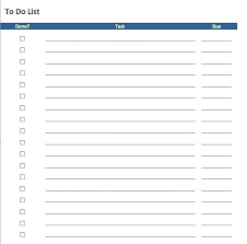 Weekly Checklist Template Word Awesome Work To Do Lists Printable Of