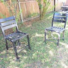 Outdoor Aluminum Counter Height Chairs