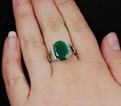 Кольцо с зеленым агатом купить в интернет магазине Серебряные линии по  доступной цене