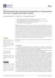 Politecnico di bari via e. Pdf The Distinctive Role Of Chemical Composition In Archaeometry The Case Of Apulian Red Figure Pottery