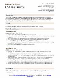 However, always make sure it reads naturally and focuses on why you're the. Safety Engineer Resume Samples Qwikresume