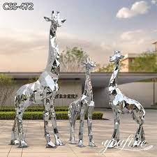 Metal Giraffe Statue Youfine Sculpture