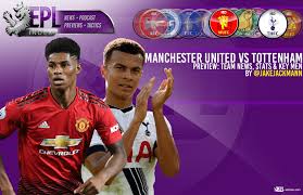 Result and reaction from premier league fixture today. Manchester United Vs Tottenham Preview Team News Stats Key Men Epl Index Unofficial English Premier League Opinion Stats Podcasts