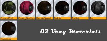 82 vray materials library for cinema