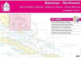 Nv Charts Region 9 1 Northwest Bahamas Bimini Berry Islands Nassau To Abaco Grand Bahama