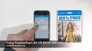 Martin grinberg november 01, 2019 04:46; Trying Freedompop S 4g Lte Byod Sim With My Iphone 6s Smartphonematters