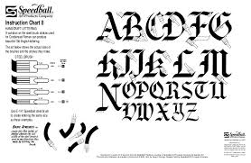 Calligraphy Nine Alphabets
