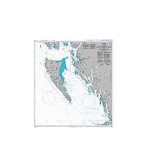 British Admiralty Nautical Chart 4962 Approaches To