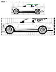 mustang custom car build sketchup