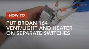 broan 164 vent light and heater
