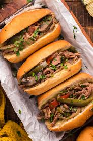 philly cheesesteak sandwiches