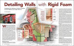 Detailing Walls With Rigid Foam Fine