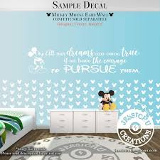 When we see that famous walt disney quote, that it was all started by a mouse, an image of mickey immediately springs to mind, as if he had been there all along. I Only Hope It Was All Started By A Mouse Walt Disney Inspired Disney Quote Wall Vinyl Decal Decals Jessichu Creations