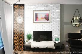 Fireplace Makeover Petite Modern Life