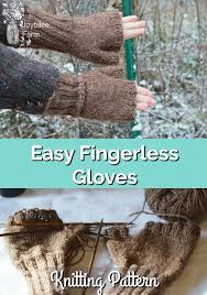 Knit flat and then seamed, these gloves start with just knitting, then introduce purling, and have the option for some yarnover lace before binding off. Easy Fingerless Gloves Knitting Pattern Joybilee Farm Diy Herbs Gardening