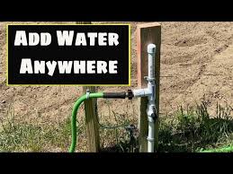 Add A Water Spigot In Your Garden