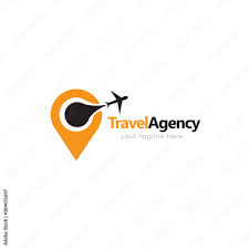 travel agent logo design vector