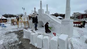 ice and snow sculptures