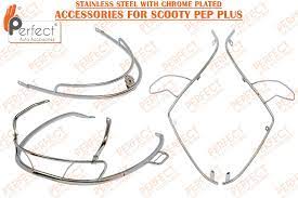 stainless steel scooty pep plus guard