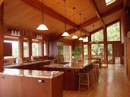 Kitchen Log Cabin Interior Log Home
