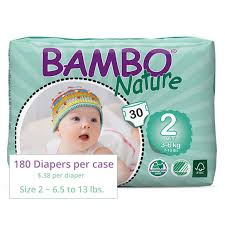 Bambo Nature Diapers Size 2 Mini