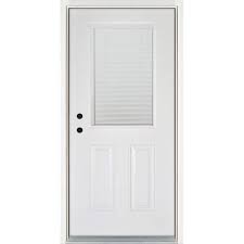 Clear Fiberglass Prehung Front Door