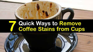 7 Quick Ways To Remove Coffee Stains