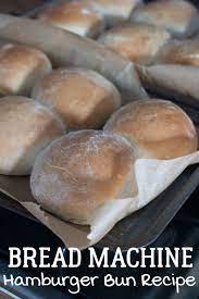 hamburger bun recipe bread machine