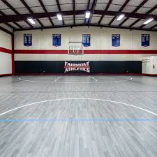 athletic vinyl padded roll court