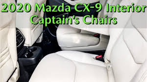 mazda cx 9 interior bench or captain