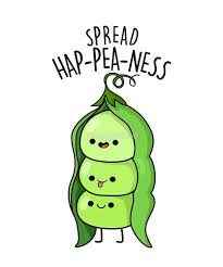 At coolpun.com find thousands of puns categorized into thousands of categories. Hap Pea Ness Vegetable Food Pun Sticker By Punnybone Funny Food Puns Punny Puns Cute Puns