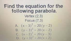 Following Parabola Vertex Chegg
