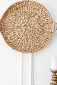 Easy Spring Wall Art Basket And