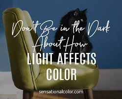 how light affects color sensational color