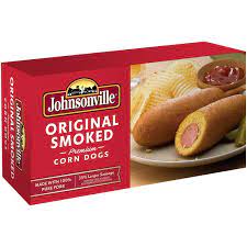 Johnsonville Smoked Sausage Premium Corn Dogs 20oz 8ct Box 102636  gambar png