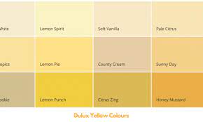 The Best Dulux Yellow Paint Colours