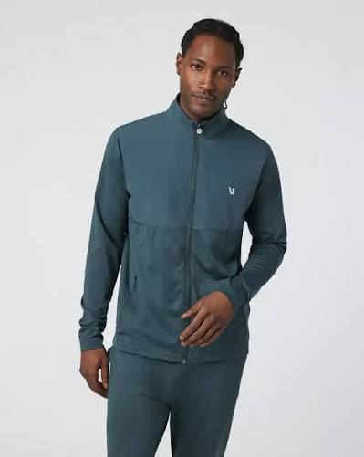 VUORI MEN'S SUNDAY ELEMENT TRACK JACKET | GROVE HTHR