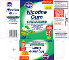 Nicotine Gum Chewing Kroger Company
