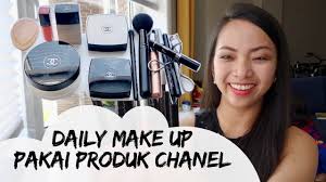 daily make up pakai produk chanel