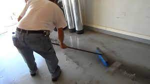 pressure washing garage floors real