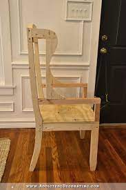 how to build a diy chair frame