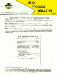 Utex Product Bulletins Upbs Utex Industries