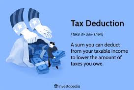 tax deduction definition standard or