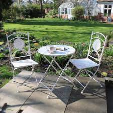 Ivory Painted Metal 2 Seater Garden