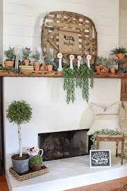 decorating your mantel for easter