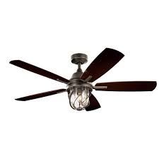 Olde Bronze Downrod Mount Ceiling Fan