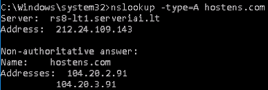 how to check dns records of a domain