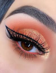 eye makeup trends c orange