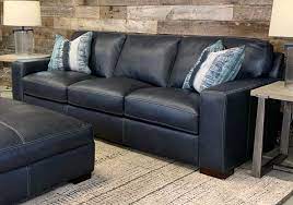 livorno cobalt leather sofa lexington